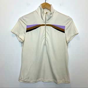 ☀️ 3/$15 Tail Activewear Quarter Zip Short Sleeve Top Tee Golf